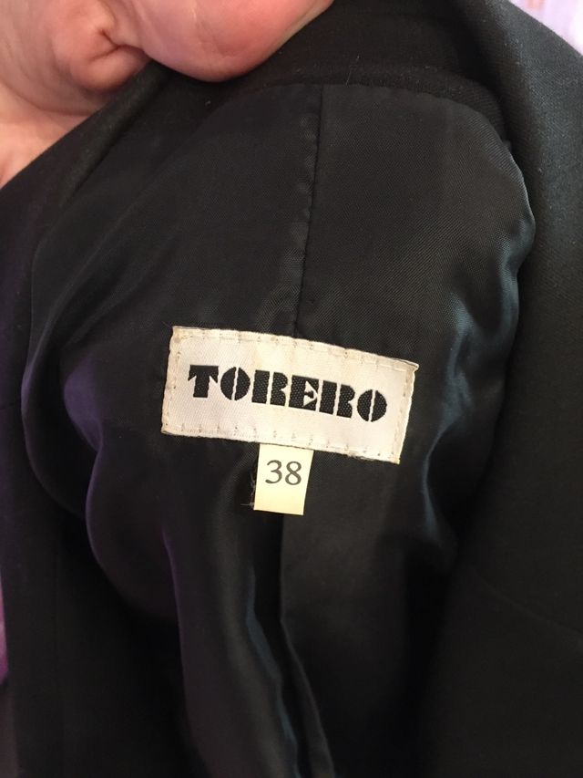 TRAJE PANTALÓN Y CHAQUETA "TORERO"