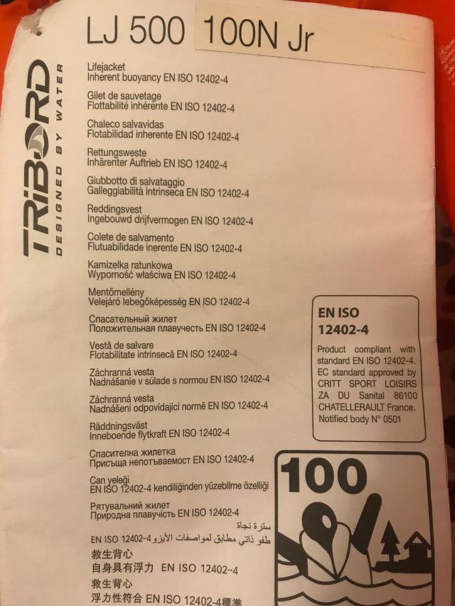 Chaleco Flotabilidad