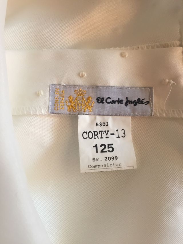 Vestido traje comunión niña