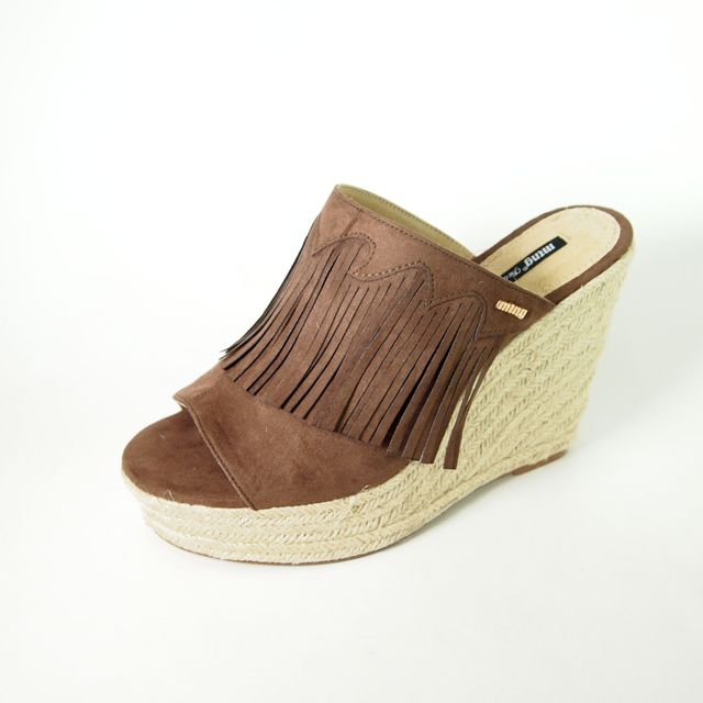 Sandali Espardeñas Mustang 53667, zoccoli da donna