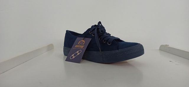 SNEAKERS MUSTANG BAMBA PEACH 2 IN TESSUTO DA DONNA BLU SCURO