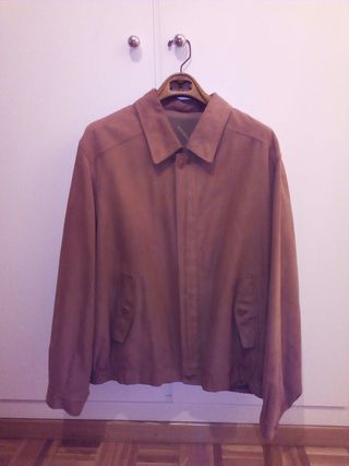 PERTEGAZ Cazadora chaqueta ante camel T. 58 de segunda mano por 24,99 EUR  en Tortosa en WALLAPOP
