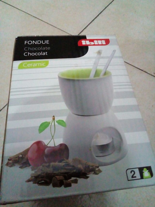 mini fondue ceramica