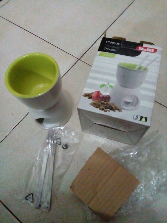 mini fondue ceramica