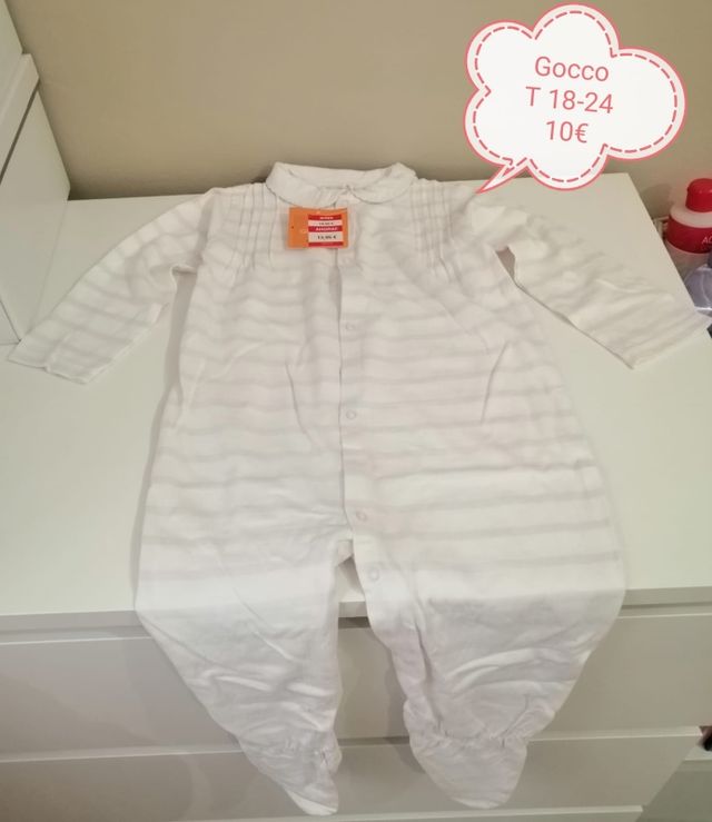 pijama gocco con etiqueta