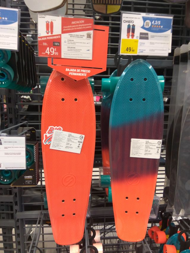 Skateboard patinete long board