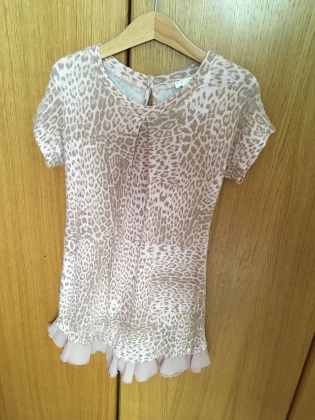 2 Vestidos marca Microbe rosa y marrón