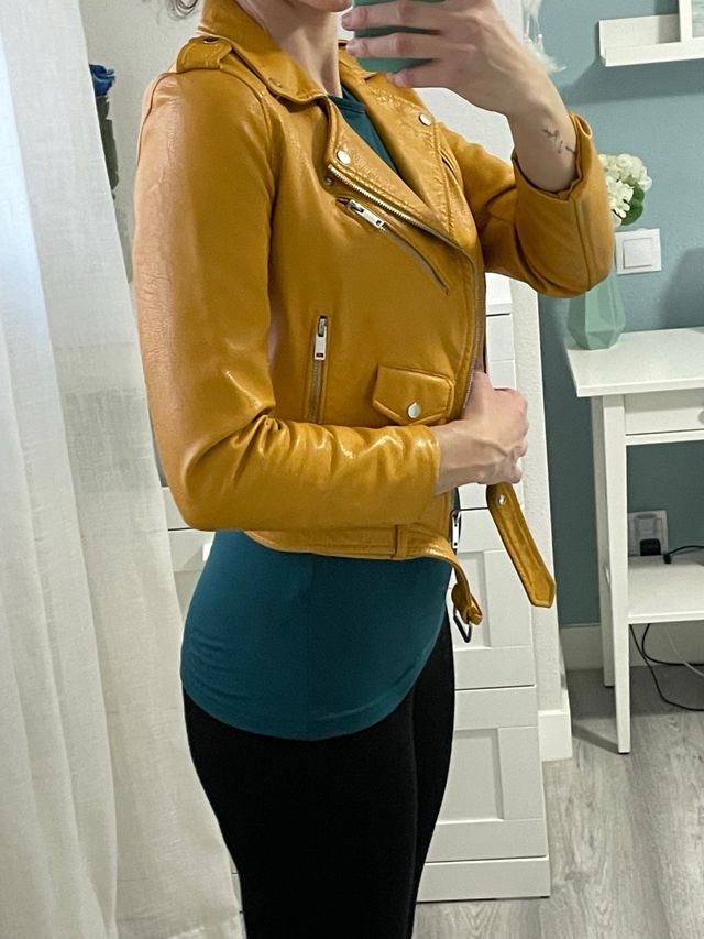 chaqueta biker mujer ,