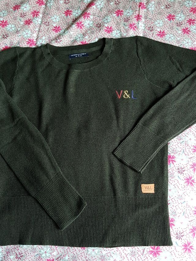 Jersey NUEVO verde botella de Vitorio & Lucchino