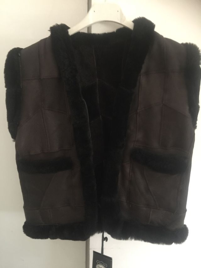 Chaleco niña/o de piel