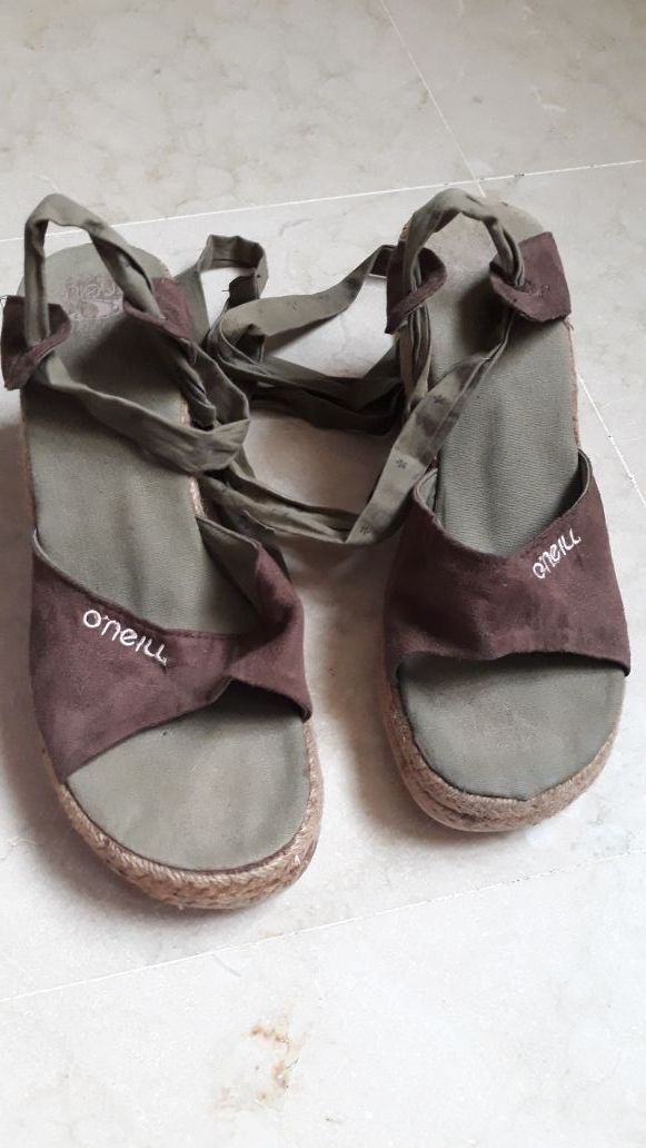 Zapatos T.40 cuña esparto O'neill