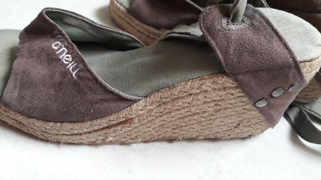 Zapatos T.40 cuña esparto O'neill