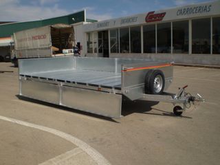 Remolque para bicicletas abierto o cerrado