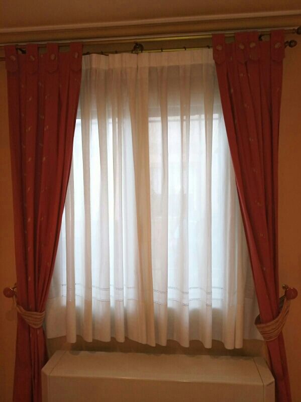 Cortinas mas visillos y barras