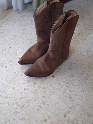 botas vaqueras hombre segunda mano