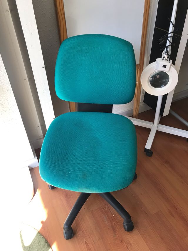 Silla respaldo - taburete con ruedas