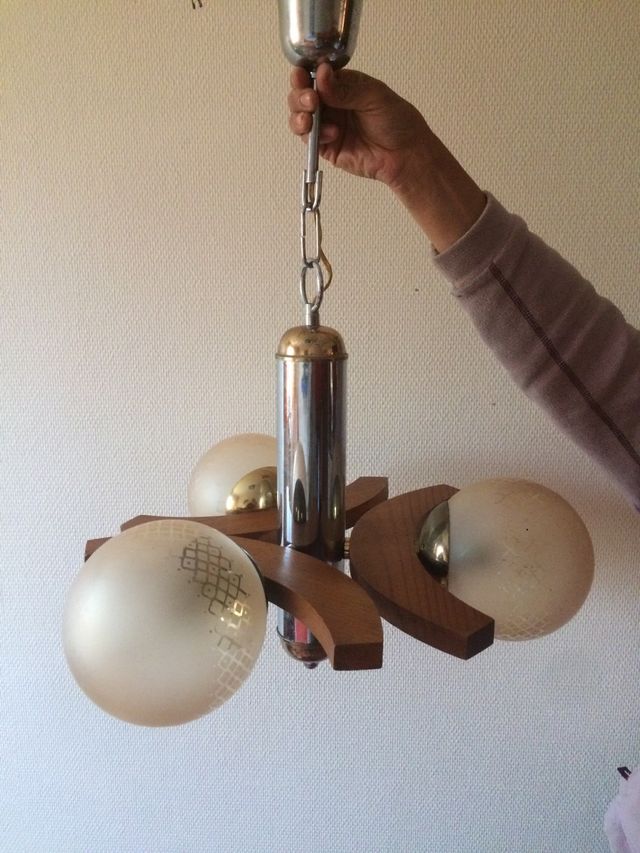 Lámpara de techo multiforma de segunda mano por 3 € en Zafra en WALLAPOP