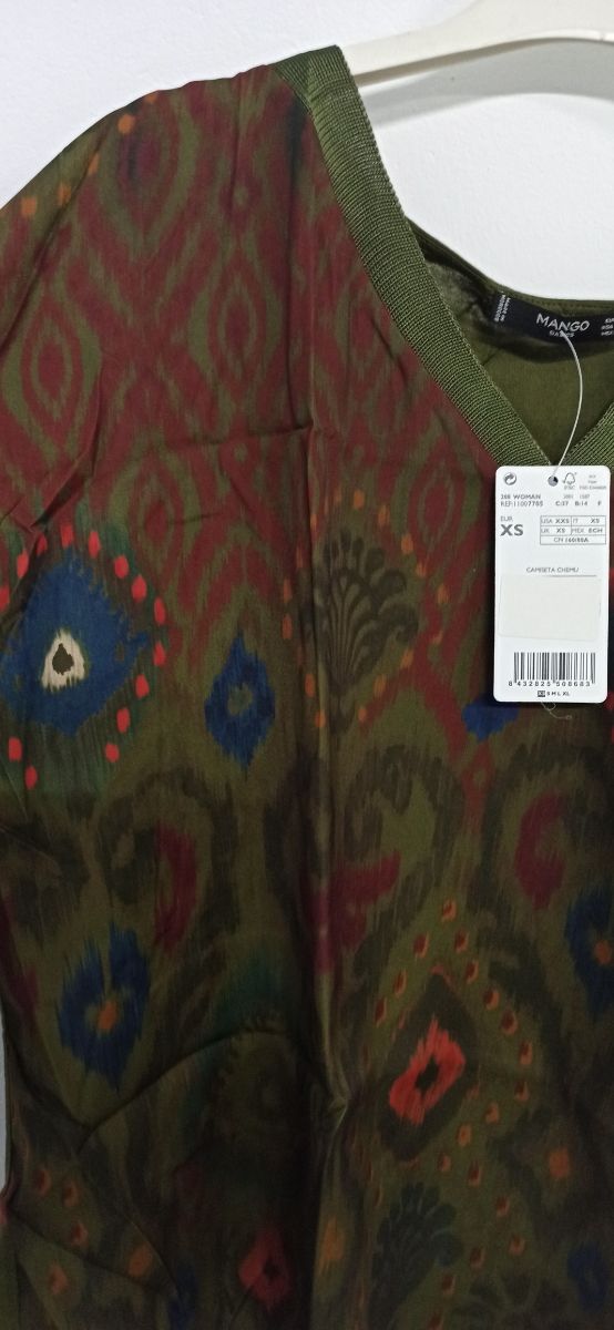 T-shirt con stampa combinata MANGO NEW XS chem