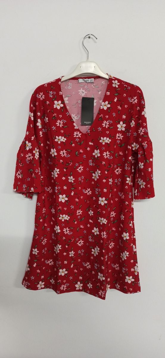 MANGO Abito corto con scollo a V Nuovo