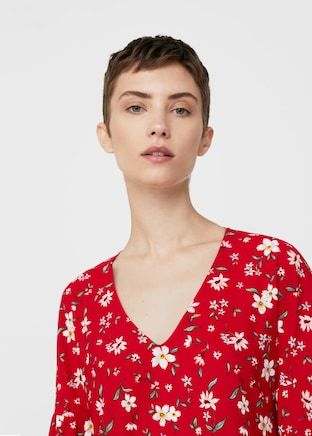 MANGO Abito corto con scollo a V Nuovo