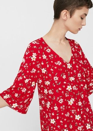 MANGO Abito corto con scollo a V Nuovo