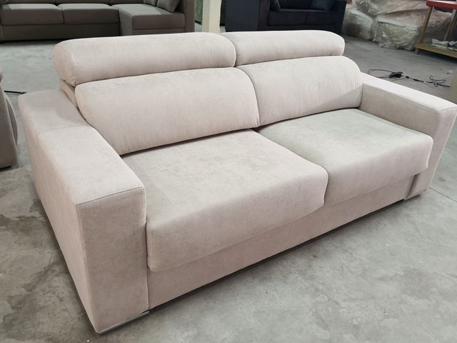Sofá 3 Plazas 200 cm Extraíble Reclinable