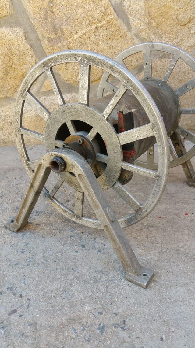 Tambor recoge manguera
