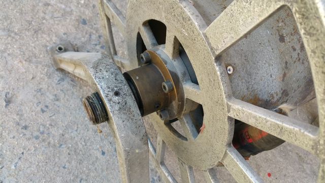 Tambor recoge manguera