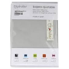 Lenzuolo piatto MINICOT PIRULOS GRIGIO 50*80, NUOVO