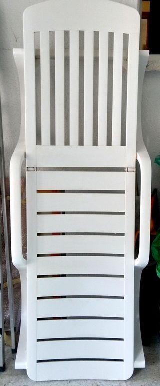Tumbona de resina de segunda mano en WALLAPOP