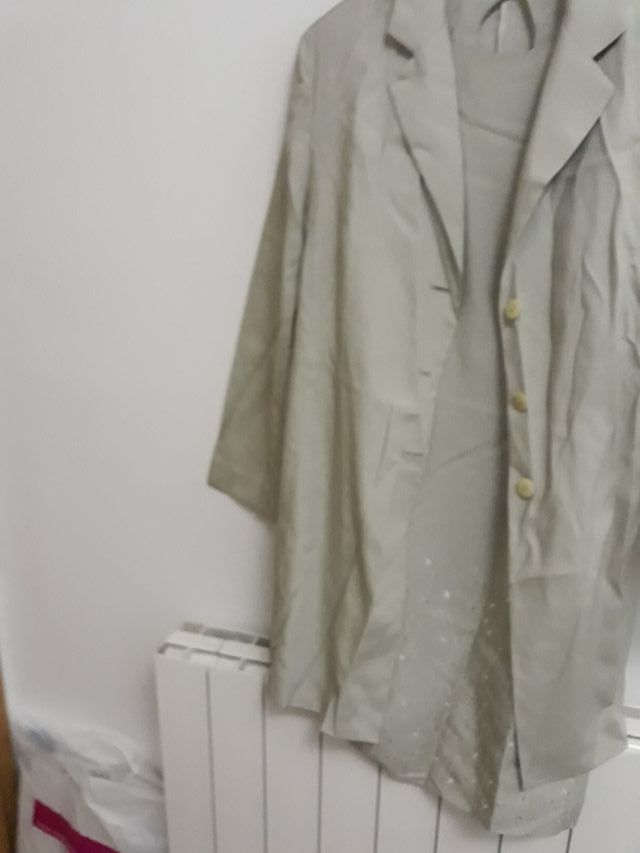 conjunto vestido y americana larga