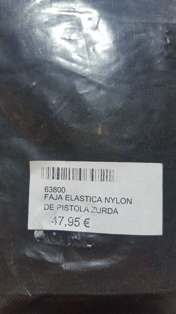FUNDA ELÁSTICA NYLON PISTOLA PARA ZURDOS