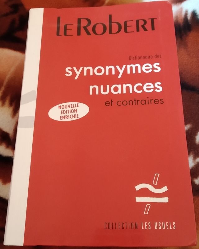 Diccionario sinónimos y antónimos francés