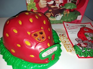 casa tarta de fresa antigua