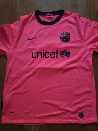 camiseta barça color salmon
