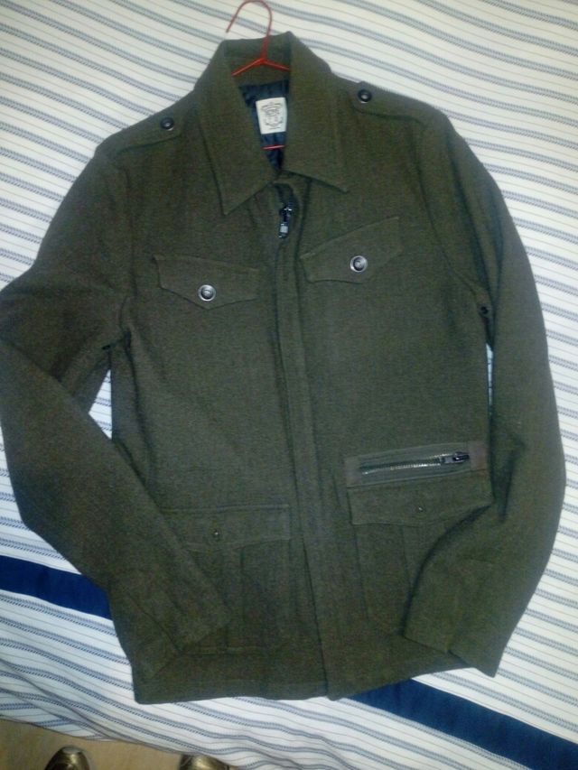 Chaqueta verde militar unisex talla 40 / L