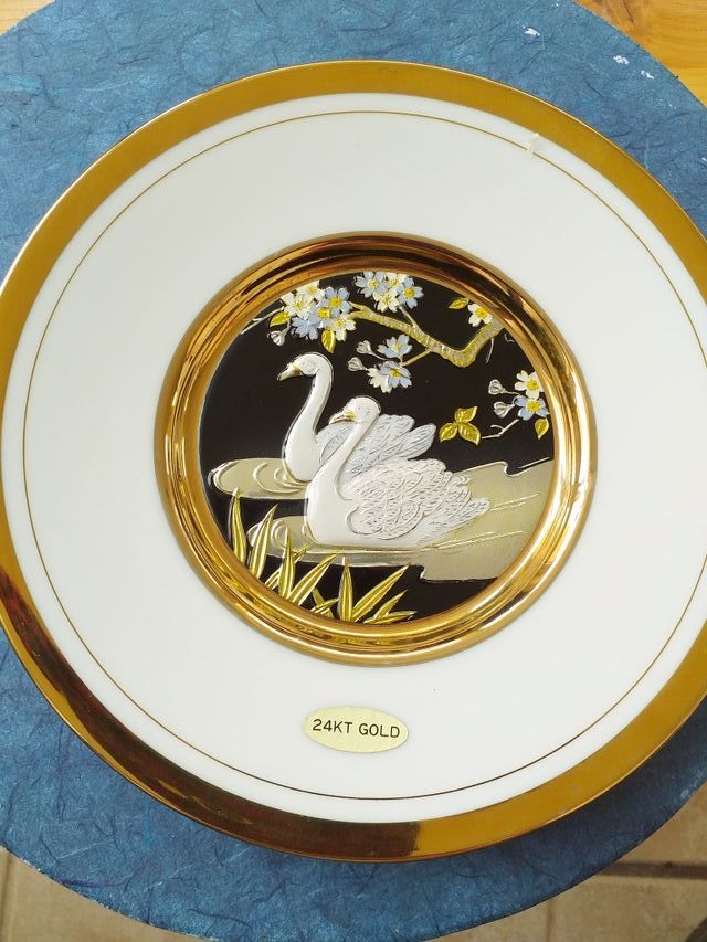 plato decorativo chokin