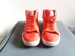 botas puma rojas