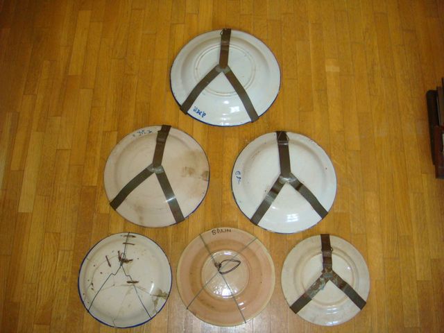 Lote 6 platos antiguos