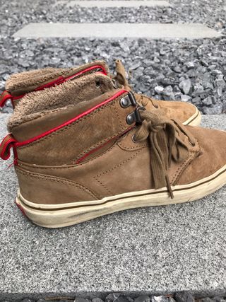 vans bota beige