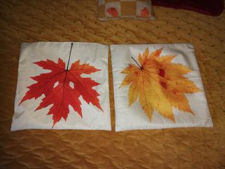 FUNDA COJINES HOJAS de segunda mano por 8 € en Huelva en FUNDA COJINES HOJAS de segunda mano por 8 € en Huelva en