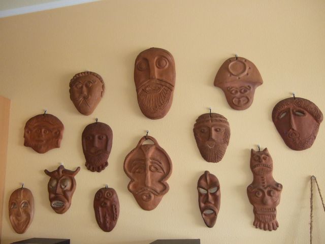 Maschere della collezione Artesania de Buño