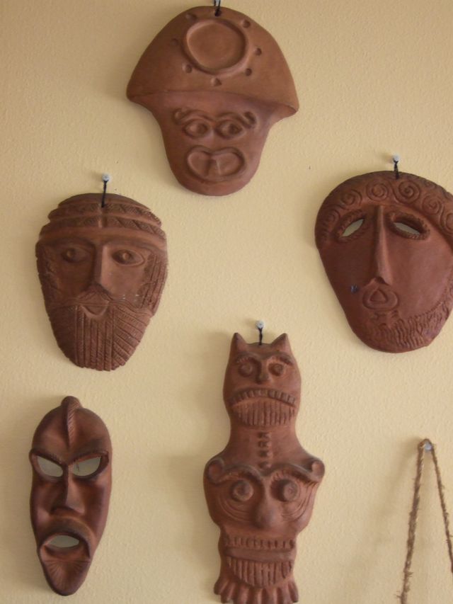 Maschere della collezione Artesania de Buño