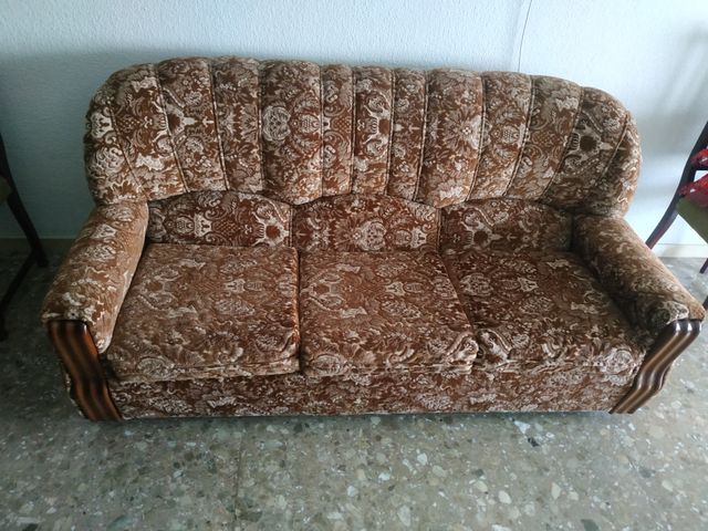 sofa y 2 sillones vintage