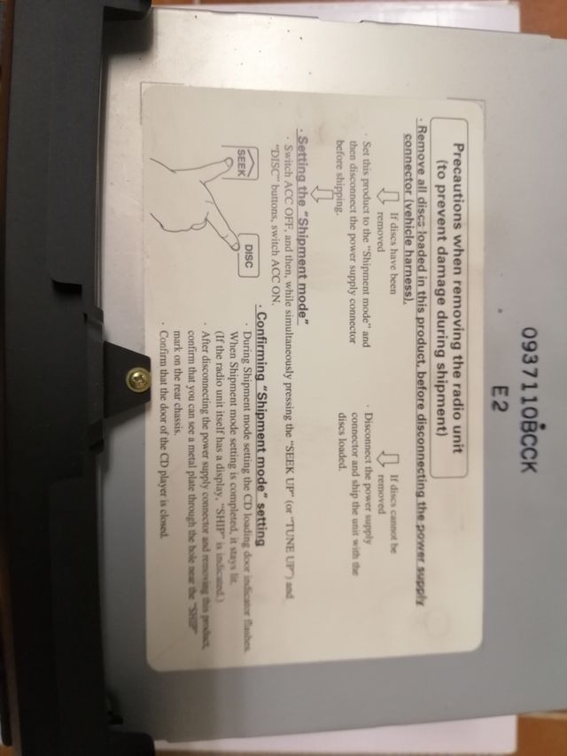 Radio CD de Lan cruiser