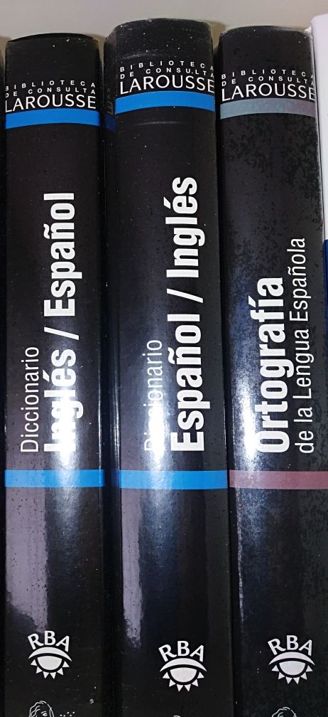 Diccionarios inglés/francés/español y ortografía