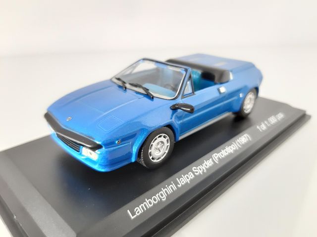 Lamborghini Jalpa Spyder prototipo 1987 azul 1:43 maqueta de coche