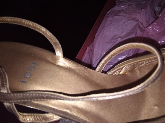 Zapatos raso con adornos N.40