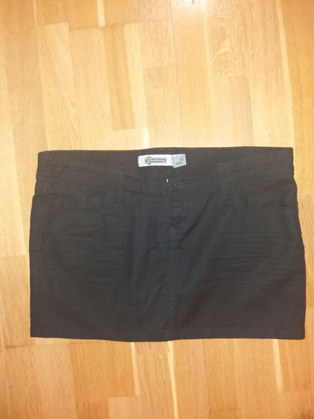 Minifalda vaquera Stradivarius T42