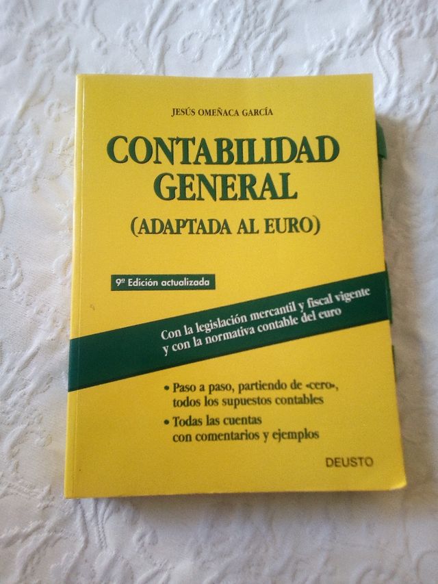 LIBRO DE CONTABILIDADGENERAL DE OMEÑACA.COMO NUEVO